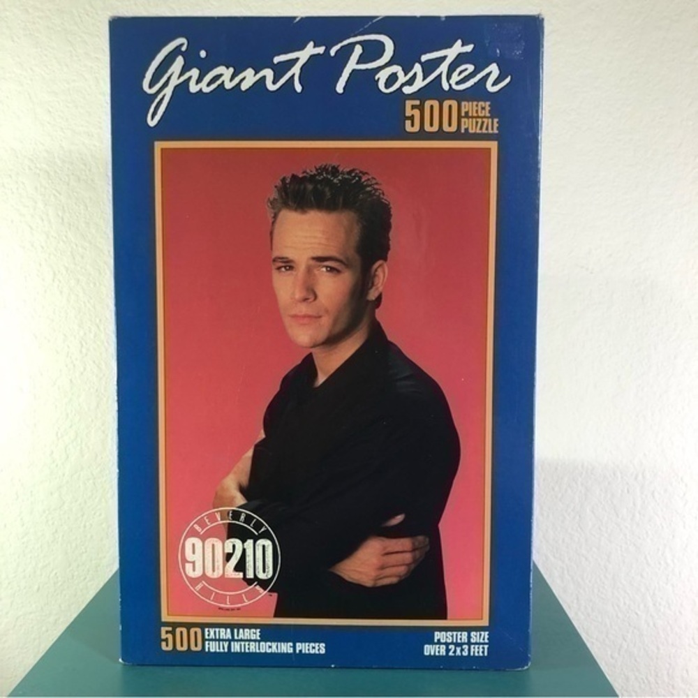 Beverly Hills 90210 Dylan McKay Giant Poster 500 Piece Puzzle Luke Perry Vintage